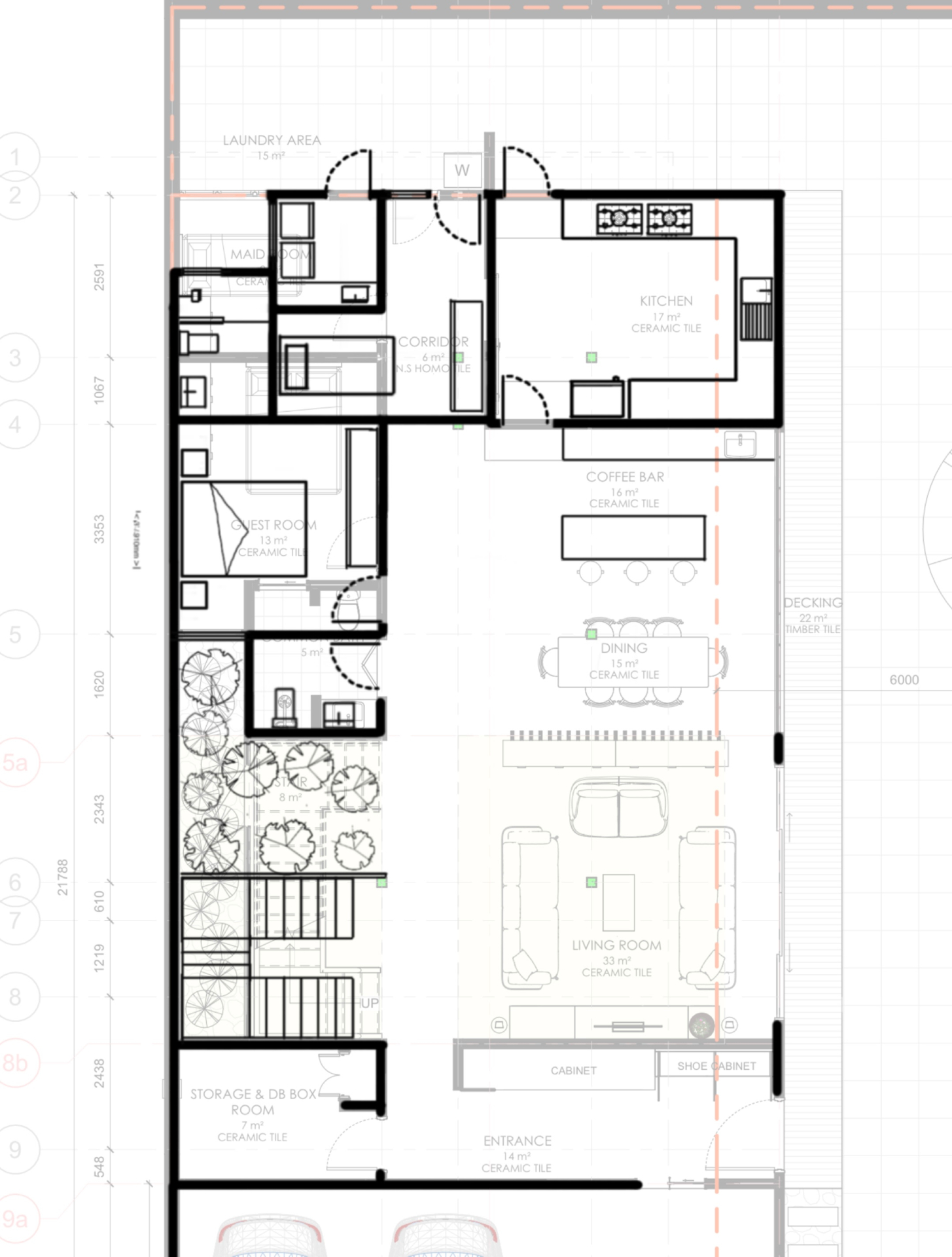 Reviewed floor plan