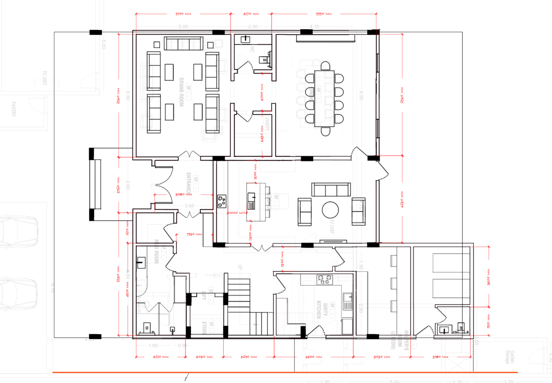 Reviewed floor plan