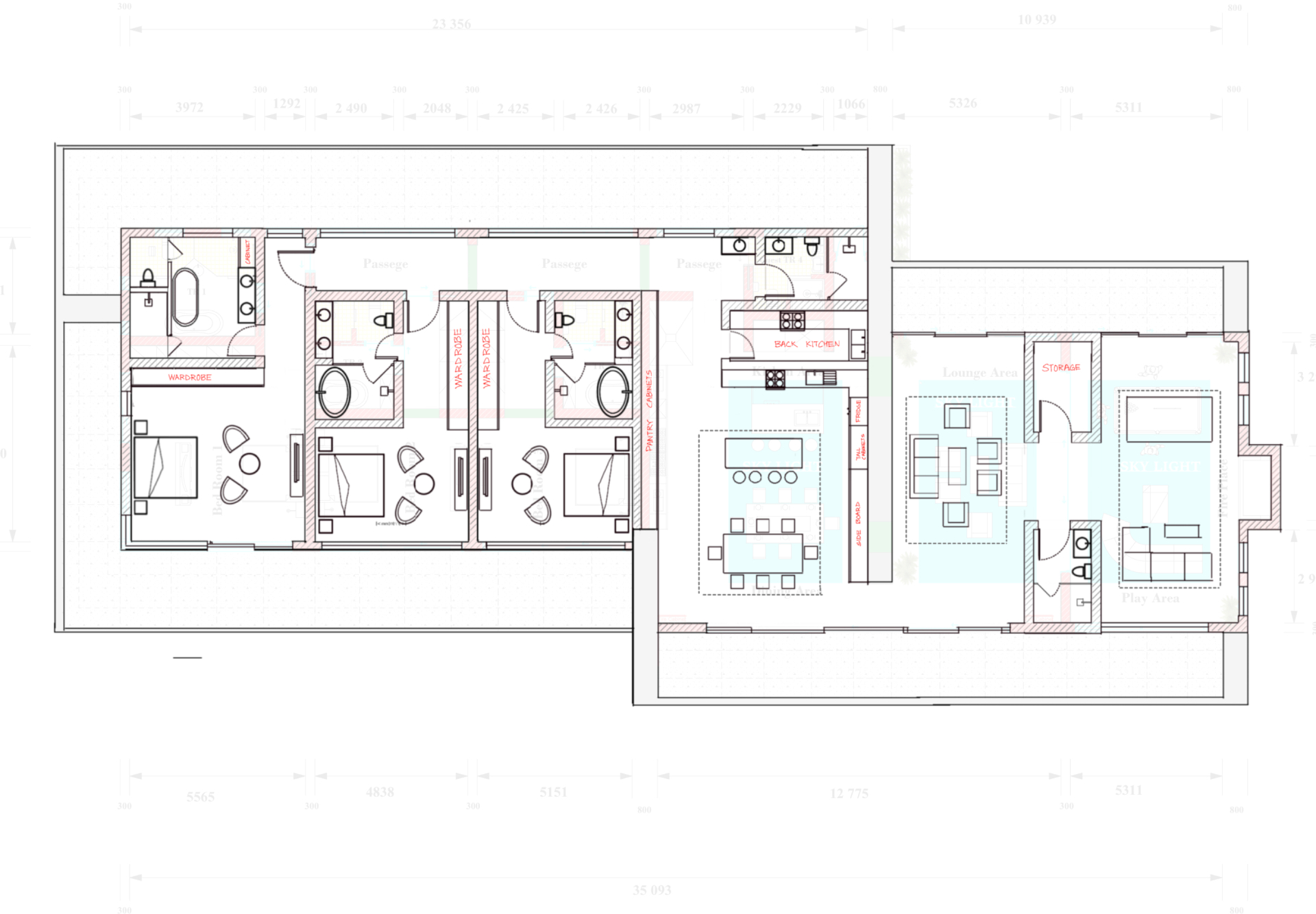 Reviewed floor plan