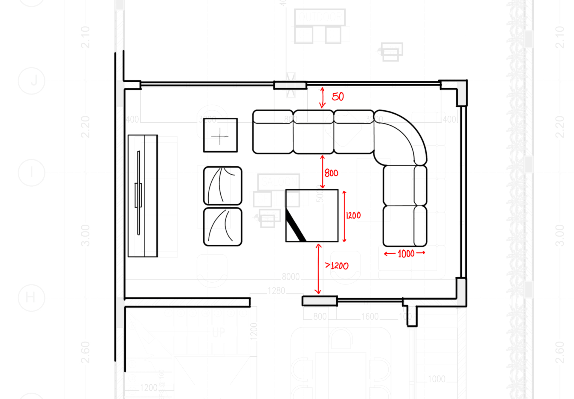 Reviewed floor plan